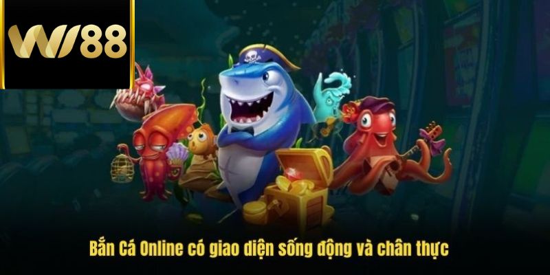 Game được thiết kế giao diện sống động mô phỏng đại dương thật